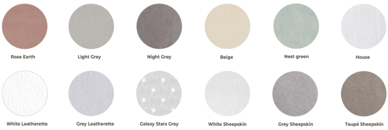 doplňky micuna dostupní barvy